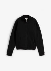 Bluza rozpinana z czystej bawełny organicznej. Czarne bluzy bez kaptura damskie bonprix, z bawełny. Za 97.99 zł.