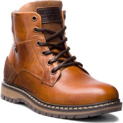 Kozaki BULLBOXER - 877K55858ACOBRSU10 Cobr. Brązowe buty zimowe męskie Bullboxer, z materiału, bez zapięcia. W wyprzedaży za 289.00 zł.