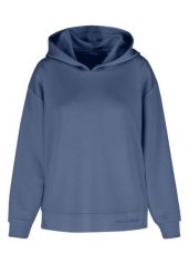 Luźna bluza B-MIDA. Niebieskie bluzy z kapturem damskie Volcano, s, z materiału. Za 169.99 zł.