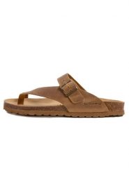 Billowy Skórzane japonki w kolorze brązowym rozmiar: 43. Brązowe klapki i japonki męskie Billowy. Za 130.99 zł.