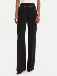Marciano Guess Spodnie materiałowe 5YGB01 7357A Czarny Regular Fit. Czarne spodnie materiałowe damskie Marciano Guess, z aplikacjami, z materiału. Za 539.99 zł.