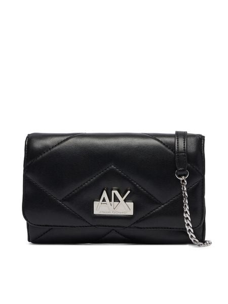 Armani Exchange Torebka XW000358 AF26568 UC001 Czarny. Czarne torebki klasyczne damskie Armani Exchange, bez wzorów, ze skóry, wizytowe, bez kołnierzyka, bez ramiączek. Za 454.99 zł.