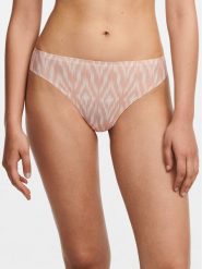 Chantelle Stringi Soft Stretch C11D90 Różowy. Czerwone stringi damskie Chantelle, bez wzorów, z syntetyku. Za 89.99 zł.