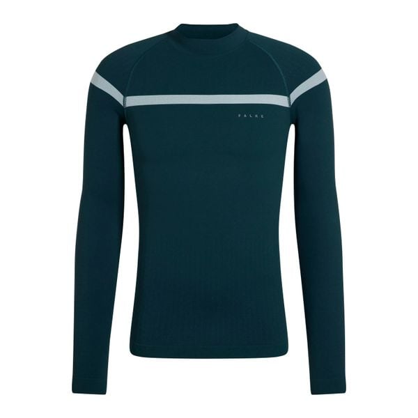 Koszulka z golfem z długim rękawem Falke Warm. Zielone koszulki męskie z długim rękawem Falke, s, z elastanu. Za 332.00 zł.