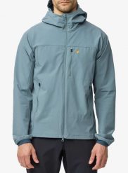 Kurtka softshell męska Fjallraven Bergtagen Stretch Jacket. Niebieskie kurtki softshell damskie Fjällräven, m, bez wzorów, z materiału, bez kaptura. Za 1,072.49 zł.
