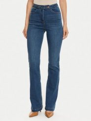 Morgan Jeansy 222-PKELY Niebieski Straight Fit. Niebieskie jeansy damskie Morgan. Za 239.99 zł.