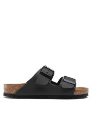 Birkenstock Klapki Arizona Birko-Flor 051791 Czarny. Czarne klapki i japonki męskie Birkenstock, ze skóry. Za 367.19 zł.