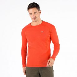 Koszulka termoaktywna męska Woolona Remus z długim rękawem 100% Merino. Brązowe bielizna termoaktywna męska WOOLONA, m, bez wzorów, z wełny. W wyprzedaży za 306.00 zł.