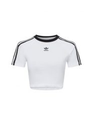 Adidas Originals Koszulka Kobiety Bawełna biały, S. Białe bluzki sportowe damskie adidas Originals, s, z bawełny, bez kołnierzyka, bez ramiączek. Za 159.95 zł.