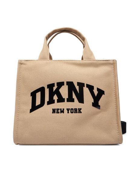 DKNY Torebka R41AOR57 Khaki. Brązowe torebki klasyczne damskie DKNY, bez wzorów, z materiału, bez dodatków. Za 529.99 zł.