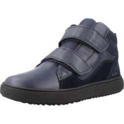 Buty GEOX J36LEA 05422 J Niebieski. Niebieskie buty trekkingowe męskie Geox, ze skóry, bez zapięcia, trekkingowe. Za 199.99 zł.