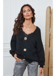 So Cachemire Kardigan "Believe" w kolorze czarnym rozmiar: XL. Czarne kardigany damskie So Cachemire, xl, bez wzorów, z kaszmiru. Za 195.45 zł.