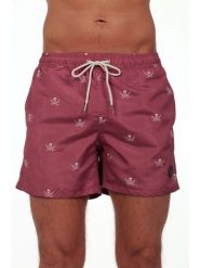 The Time of Bocha Szorty kąpielowe w kolorze czerwonym rozmiar: M. Czerwone szorty sportowe męskie The Time of Bocha, m, z materiału, outdoorowe. Za 86.99 zł.