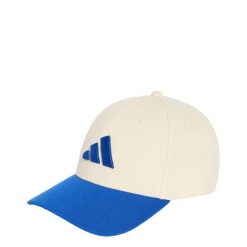 CZAPKA Z DASZKIEM BASEBALL FLEXFIT. Białe czapki męskie Adidas, bez wzorów, z elastanu, klasyczne. Za 109.00 zł.