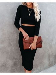 Milan Kiss Sukienka w kolorze czarnym rozmiar: XL. Czarne sukienki damskie Milan Kiss, xl, bez wzorów, bez kołnierzyka, bez ramiączek, midi. Za 130.99 zł.