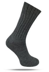 Ciepłe Wełniane Skarpetki Zimowe - Ciemnoszare. Szare skarpetki męskie His Story, bez wzorów, z elastanu. Za 39.99 zł.