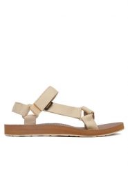 Teva Sandały Original Universal 1003987 Beżowy jasny. Brązowe sandały damskie Teva, bez wzorów, z materiału, bez obcasa, na płaskiej podeszwie. Za 299.99 zł.