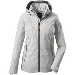 Kurtka damska Killtec - Vojak WMN SOFTSHELL JCKT B. Białe kurtki damskie KILLTEC, bez wzorów, z softshellu, bez kaptura. W wyprzedaży za 200.00 zł.