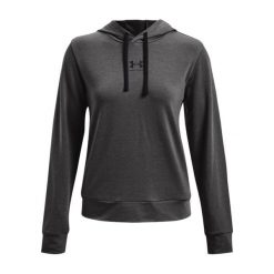 Damska Bluza Z Kapturem Rival Terry. Szare bluzy z kapturem damskie Under Armour. Za 222.99 zł.