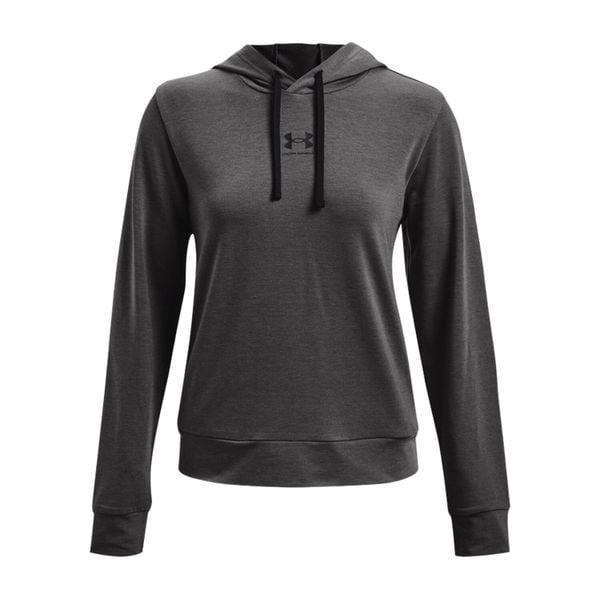Damska Bluza Z Kapturem Rival Terry. Szare bluzy z kapturem damskie Under Armour. Za 214.99 zł.