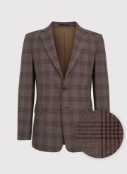 PAKO LORENTE – Marynarka męska P22WP-3X-031-D-S. Brązowe marynarki męskie Pako Lorente, bez wzorów, z wełny. Za 399.99 zł.