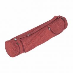 Bawełniana torba na matę do jogi Bodhi Asana Bag 60 - czerwony. Czerwone torebki klasyczne damskie BODHI, bez wzorów, z bawełny, bez dodatków. Za 89.99 zł.