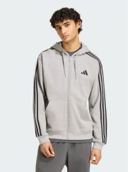 Adidas Bluza Essentials 3-Stripes French Terry KY4173 Szary Regular Fit. Szare bluzy bez kaptura męskie Adidas, m, z bawełny. Za 278.99 zł.