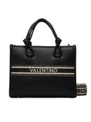 Valentino Torebka Aella VBS9ZW04 Czarny. Czarne torebki klasyczne damskie Valentino, bez wzorów, ze skóry, bez dodatków. Za 609.99 zł.