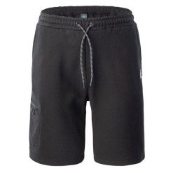 Spodnie Do Joggingu Męskie Mikel. Czarne spodnie materiałowe męskie ELBRUS, bez wzorów, sportowe. Za 126.99 zł.