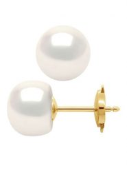 Pearl Addict Złote kolczyki-wkrętki z perłami rozmiar: onesize. Białe kolczyki damskie Pearl Addict, z perłą, złote. Za 1,565.99 zł.