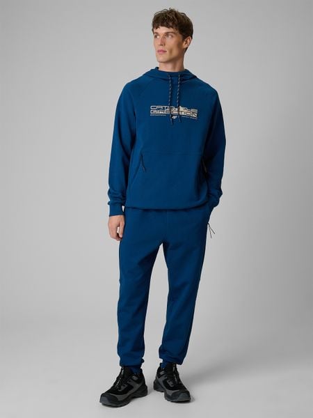 4F Spodnie dresowe joggery męskie - turkusowe XL. Niebieskie spodnie dresowe męskie 4f, bez wzorów, z dresówki. W wyprzedaży za 139.99 zł.