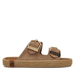 Espadryle Bohonomad. Brązowe espadryle damskie Bohonomad, bez wzorów, bez obcasa. Za 299.99 zł.