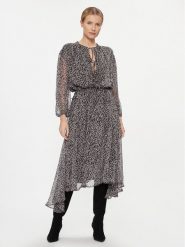 Pepe Jeans Sukienka codzienna Alicia PL953436 Czarny Regular Fit. Czarne sukienki damskie Pepe Jeans, na co dzień, s, bez wzorów, z jeansu, bez kołnierzyka, bez ramiączek, proste. Za 349.99 zł.