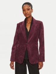ARTIGLI Marynarka ACGI000631 Bordowy Regular Fit. Czerwone marynarki i żakiety damskie Artigli, bez wzorów, z syntetyku. W wyprzedaży za 299.99 zł.