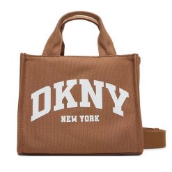 Torebka DKNY. Brązowe torebki klasyczne damskie DKNY, bez wzorów, bez dodatków. Za 439.99 zł.
