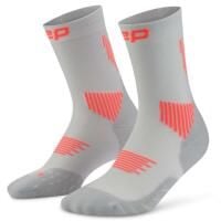 Męskie krótkie skarpety kompresyjne sportowe Core Run do połowy łydki CEP. Szare skarpetki męskie CEP, bez wzorów, z elastanu. Za 84.00 zł.