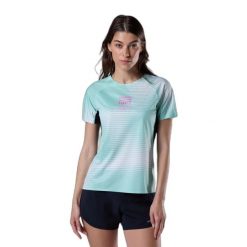 T-shirt damski Rossignol Sapa Ultra. Niebieskie t-shirty damskie Rossignol, bez wzorów, bez kołnierzyka. Za 299.99 zł.