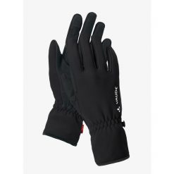 Rękawiczki polarowe Vaude Basodino Gloves III. Czarne rękawiczki damskie Vaude, bez wzorów, z polaru. Za 104.99 zł.