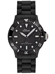 S. Oliver Zegarek kwarcowy w kolorze czarnym rozmiar: onesize. Czarne, analogowe zegarki męskie S.Oliver, sztuczne. Za 86.99 zł.