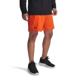 Tkane szorty Under Armour Vanish. Brązowe szorty męskie Under Armour, bez kołnierzyka. Za 201.00 zł.