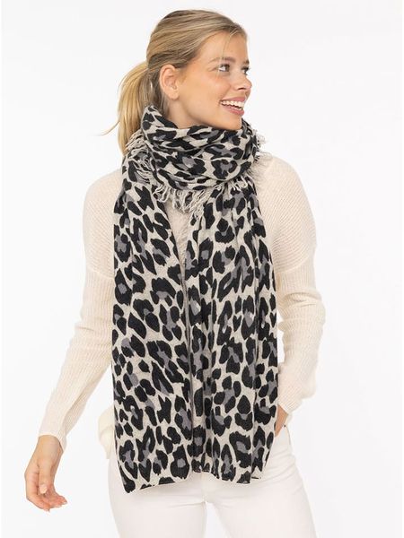 Zwillingsherz Kaszmirowy szal "Leo" w kolorze szaro-czarnym - 195 x 95 cm rozmiar: onesize. Czarne szaliki i kominy damskie Zwillingsherz, bez wzorów, z kaszmiru. Za 483.17 zł.