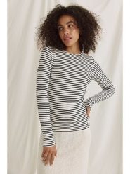 Cotton Candy Koszulka w kolorze czarno-białym rozmiar: M. Białe bluzki damskie Cotton Candy, m, bez wzorów, bez kołnierzyka, bez ramiączek. Za 127.05 zł.