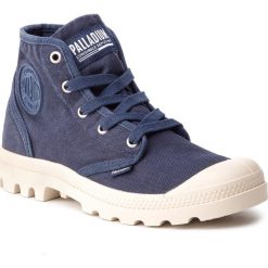 Trapery PALLADIUM - Pampa Hi 02352-458-M Mood Indigo. Niebieskie buty zimowe męskie Palladium, z materiału, bez zapięcia. W wyprzedaży za 229.00 zł.