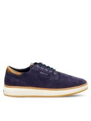 Gant Półbuty 31633032 Granatowy. Niebieskie półbuty męskie Gant, ze skóry, bez zapięcia. Za 469.99 zł.