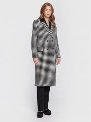 TWINSET Płaszcz wełniany 222TT2461 Czarny Regular Fit. Czarne płaszcze damskie Twinset, na zimę, bez wzorów, z wełny. Za 2,489.00 zł.