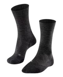 Skarpetki damskie Falke TK2 Wool. Szare skarpetki damskie Falke, bez wzorów, z materiału. Za 152.35 zł.