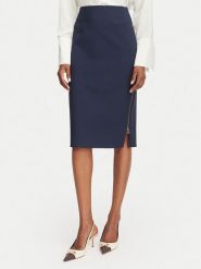 Rinascimento Spódnica ołówkowa CFC0128651003 Granatowy Slim Fit. Niebieskie spódniczki damskie RINASCIMENTO, xs, bez wzorów, z syntetyku, ołówkowe. Za 399.99 zł.