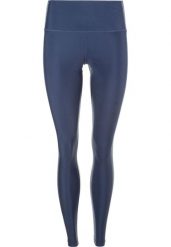 Damskie legginsy Athlecia Cadidell. Niebieskie legginsy sportowe damskie Endurance, bez wzorów, z nylonu, z podwyższonym stanem, na fitness i siłownię. Za 133.00 zł.