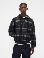 GAP Bluza w kolorze czarno-niebieskim rozmiar: 3XL. Czarne bluzy z kapturem męskie GAP, xl, z bawełny. Za 175.26 zł.