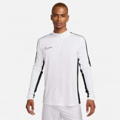 Bluza treningowa męska Nike Academy 23 Dril Top. Białe bluzy bez kaptura męskie Nike, m, z materiału. Za 189.99 zł.